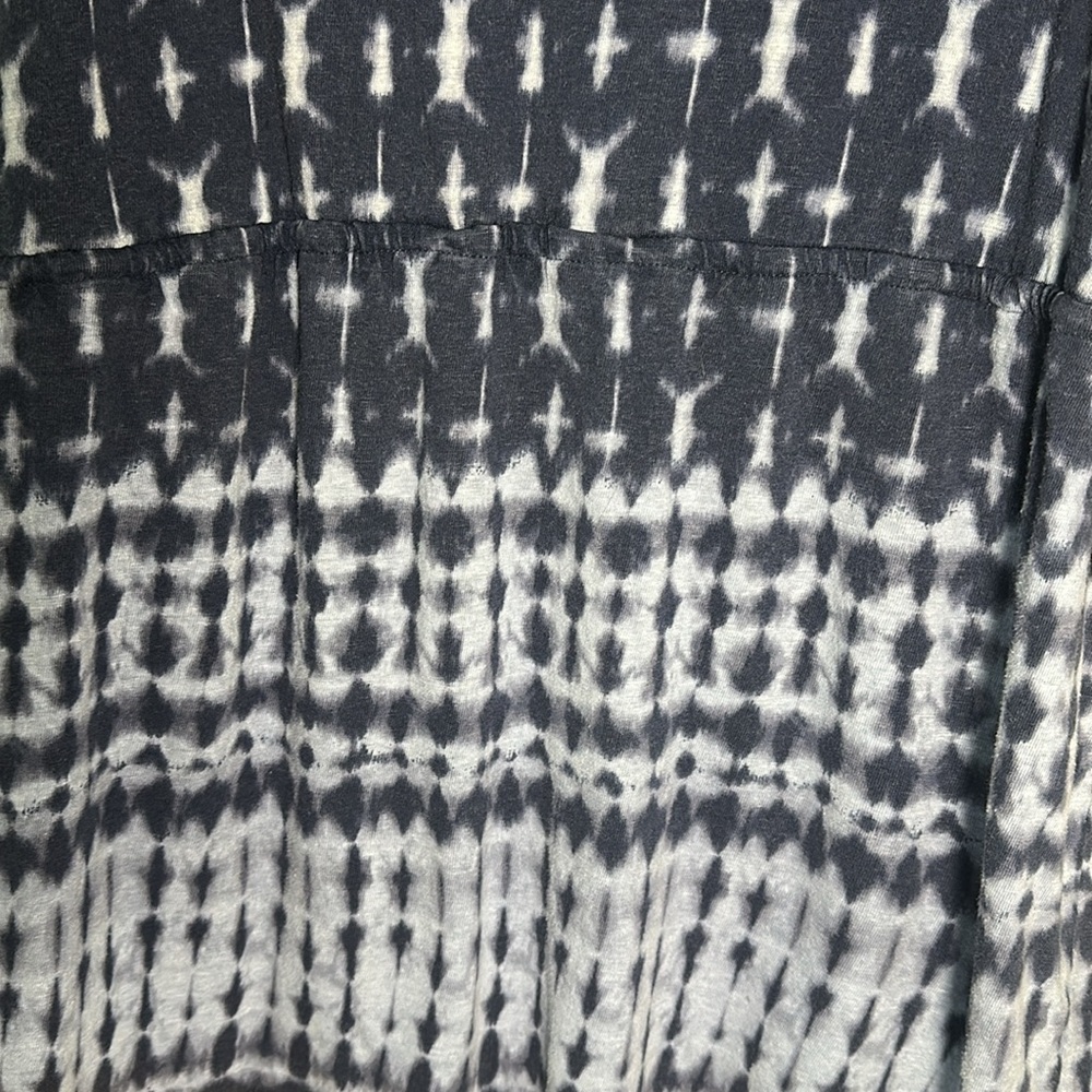 Pure Jill linen blend Navy and light blue Sleeveless Dress - Picture 4 of 5